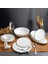 Bone China Gold 55 Parça 12 Kişilik Yemek Takımı 1