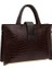 Kahve Kroko Deri Unisex Laptop & Evrak Çantası BLM093045 2