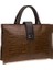Toprak Kroko/kahve Deri Unisex Laptop & Evrak Çantası BLM093045 2