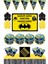 Batman Doğum Günü Konsepti 24 Kişilik Afişli Masa Etekli Sarı Set+Batman Parti Malzemeleri 24 Kişilik Afişli Masa Etekli Sarıset 1