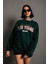 Kadın Oversize Las Vegas Baskılı Sweatshirt 3