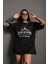 Kadın Stay Strong Baskılı Oversize T-Shirt 3