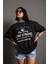 Kadın Stay Strong Baskılı Oversize T-Shirt 4