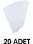 Beyaz Renk Krapon Kağıdı 20 Adet 50 x 200 cm 1