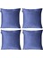 4'lü Kadife Şönil Kırlent Kılıfı Lacivert 1