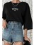 Kadın Dont Baskılı Oversize T-Shirt 4