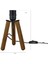 Ahşap Tripod Abajur Ayağı Klasik 3