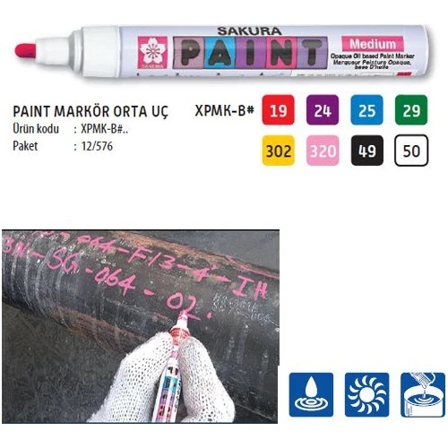 Sakura Paint Marker Kalem Medium Markalama Kalemi Fiyatı