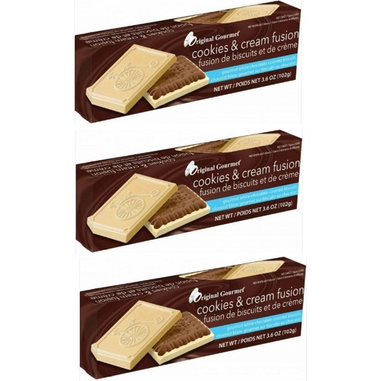 Original Gourmet Cookies & Cream Fusion Beyaz Çikolatalı 3 Fiyatı