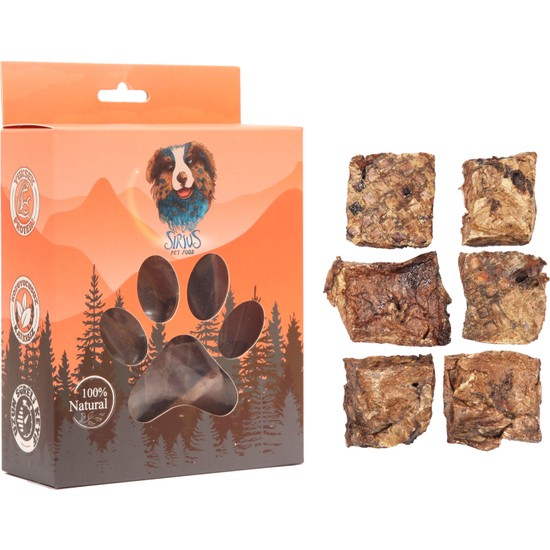 Sirius Pet Food Beef Lung FlatKurutulmuş Dana Akciğer Fiyatı