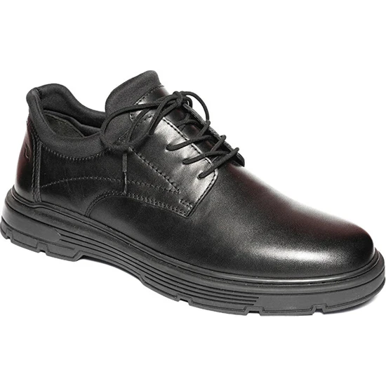 Greyder 15501 Siyah Hakiki Deri Erkek Ayakkabı