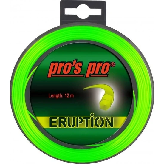 Pro's Pro Yeşil Eruption 1,24 12 M Tenis Raketi Kordaj