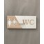Aynalı Natural Mdf Wc Yönlendirme Levhası 3