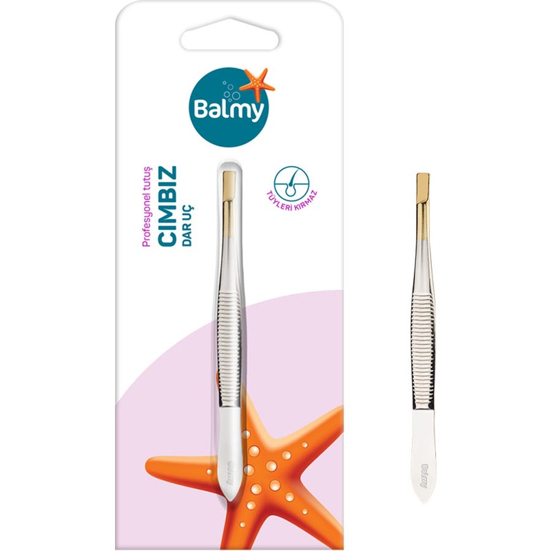 Balmy Cımbız Dar Uç Keskin Tutuş Özelliği ile Profesyonel Kullanım için Tasarlandı