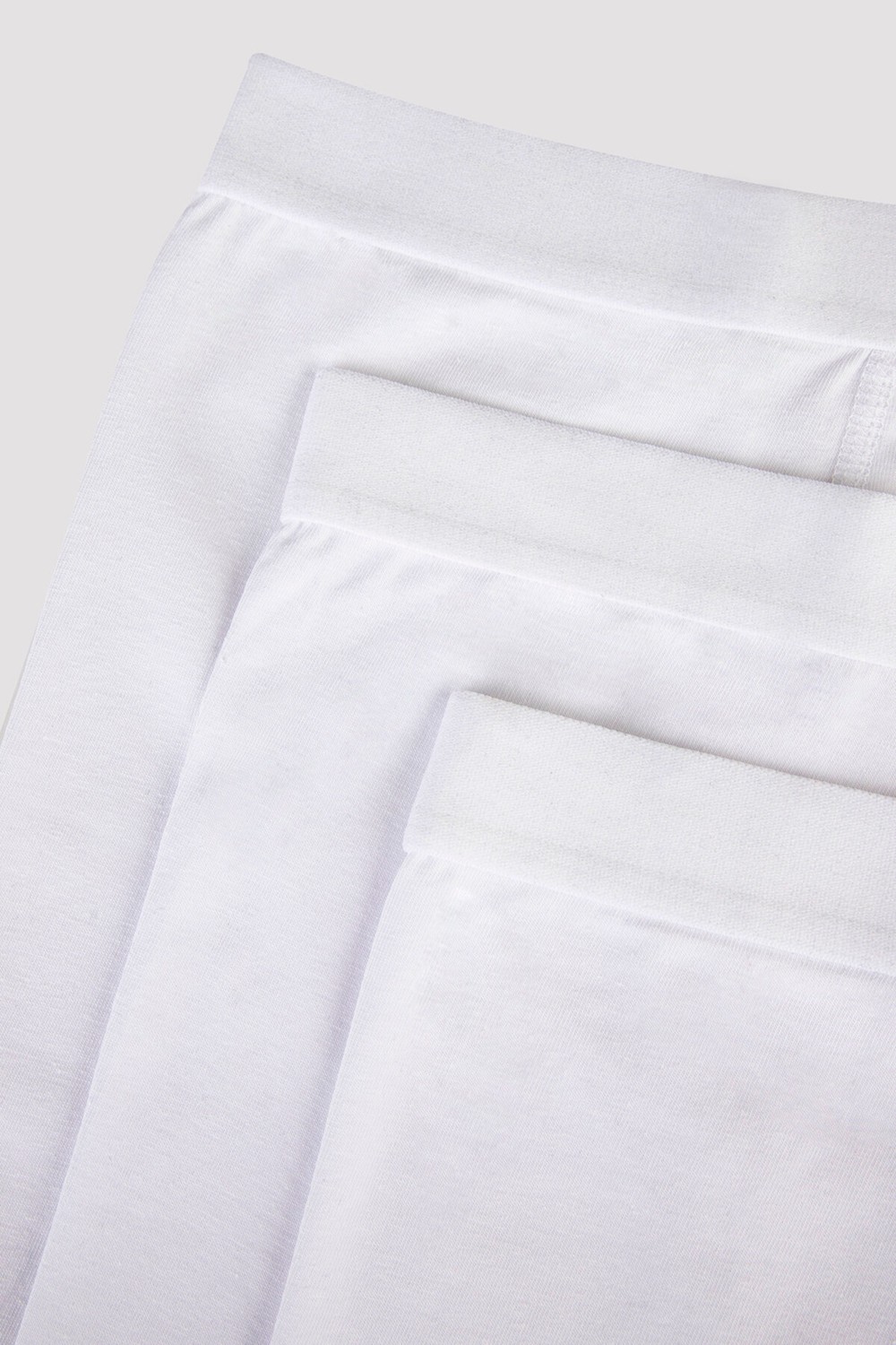 Penti Erkek Pamuklu Basic White Tape 3lü Boxer görsel 2