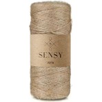 Sensy Premium Jüt İp 100 Metre Kırnap İp Süsleme İpi Kendir İpi Hasır İp Doğal Renk