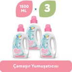 Uni Baby 3'lü Çamaşır Yumuşatıcı 4500 ml Çocuk ve Bebek Ürünü Hassas Ciltler İçin