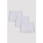 Penti Erkek Pamuklu Basic White Tape 3lü Boxer