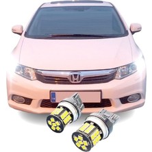 Fardoktoru  Honda Cıvıc Fb7 Beyaz Gündüz Farı LED Ampulü T20 PH7215