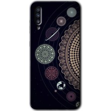 MRC İletişim Samsung Galaxy A50 Kılıf Hd Desen Baskılı Arka Kapak - Gezegen Döngüsü