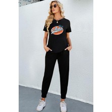 Trendypassion Unisex Aloha Baskılı 2'li Eşofman Takımı