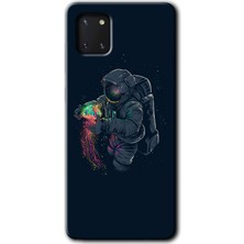 MRC İletişim Samsung Galaxy Note 10 Lite Kılıf Hd Desen Baskılı Arka Kapak - Astronot Kıyafeti