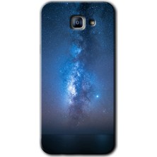 MRC İletişim Samsung Galaxy A8 2016 Kılıf Hd Desen Baskılı Arka Kapak - Samanyolu