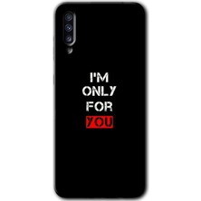 MRC İletişim Samsung Galaxy A50 Kılıf Hd Desen Baskılı Arka Kapak - For You