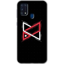 MRC İletişim Samsung Galaxy M31 Kılıf Hd Desen Baskılı Arka Kapak - Kilit
