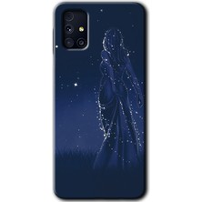 MRC İletişim Samsung Galaxy M31S Kılıf Hd Desen Baskılı Arka Kapak - Gecenin Kraliçesi