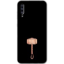 MRC İletişim Samsung Galaxy A50S Kılıf Hd Desen Baskılı Arka Kapak - Thor Çekiç