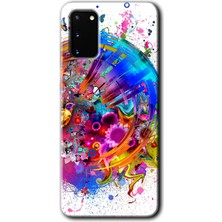 MRC İletişim Samsung Galaxy S20 Kılıf Hd Desen Baskılı Arka Kapak - 4K Clock