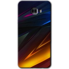 MRC İletişim Samsung Galaxy C7 Kılıf Hd Desen Baskılı Arka Kapak - Stranger Lines