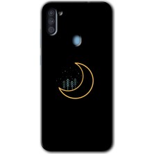MRC İletişim Samsung Galaxy M11 Kılıf Hd Desen Baskılı Arka Kapak - Iyi Geceler