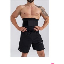 Dr. Cornell Termal Sauna Kemer Bel Korsesi Siyah Neopren Erkek Zayıflama Kemer + 500 gr Lut Gölü Tuzu