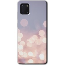 MRC İletişim Samsung Galaxy A81 Kılıf Hd Desen Baskılı Arka Kapak - Blur Lights