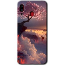 MRC İletişim Samsung Galaxy A20 Kılıf Hd Desen Baskılı Arka Kapak - Uçurumdaki Hayat