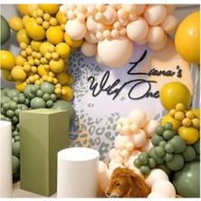 Bal10 Dünyası  Zerdeçal, Okaliptus, Sütlü Kahve Balon Seti 100 Adet