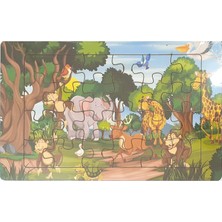 İbis Ahşap Puzzle 24 Parça 20*30 cm Hayvanlar