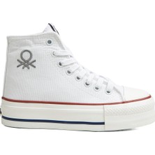 Benetton Benetton® | BN-30939 - 3114 Beyaz - Kadın Spor Ayakkabı