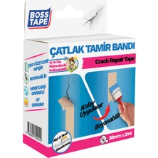 Boss Tape Duvar Pencere Pervaz Su Sızıntısı Çatlak Kapama Bandı Boyanabilir En:38mm Boy:2mt