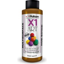 Polisan X1 Art Multisurface Hobi Boyası Oksit Kahve 120 ml
