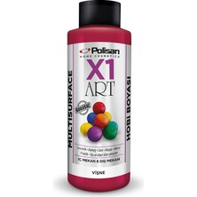Polisan X1 Art Multisurface Hobi Boyası Vişne 120 ml