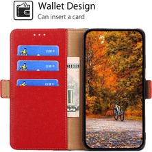 Lr Joyful Xiaomi Için Flip Deri Telefon Kılıfı 13 Pro 5g Devekuşu Doku Manyetik Kapatma Cüzdan Stand Şok Geçirmez Cep Telefonu Kapağı (Yurt Dışından)