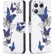 Lr Joyful Bf Desen Baskı Deri Serisi-2 Xiaomi Için 13 Pu Deri Stand Desen Desen Baskı Şok Geçirmez Telefon Cüzdan Kapağı (Yurt Dışından)