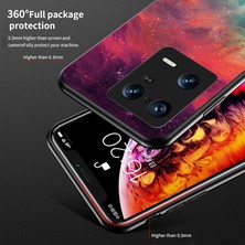 Lr Joyful Xiaomi 13 Pro 5g Için Yıldızlı Gökyüzü Desen Baskı Temperli Cam Telefon Kılıfı Sabit Pc+Yumuşak Tpu Şok Geçirmez Hibrit Kapak (Yurt Dışından)