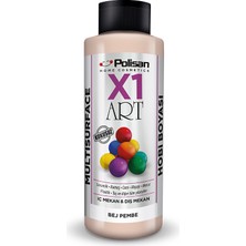 Polisan X1 Art Multisurface Hobi Boyası Bej Pembe 120 ml