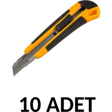 Kraf 10 Adet Kauçuk Saplı Maket Bıçağı 655G