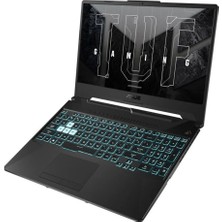 Asus Tuf Gaming F15 FX506HF-HN028 I5-11400H 8gb Ram 512GB SSD 4gb RTX2050 15.6 Inç Fhd 144Hz Taşınabilir Bilgisayar