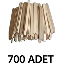 Ticon Puti 700 Adet Ahşap Büyük Dar  Dil Çubuğu  Abeslang   Çubuğu Dar
